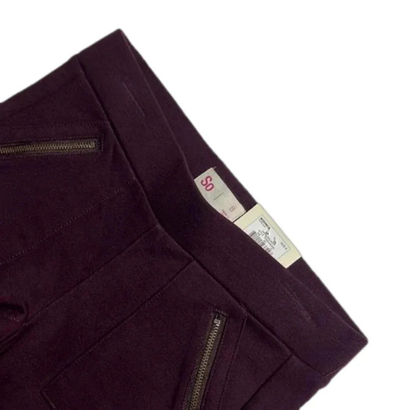 Imperfect NWT girls size 8 ponte pants stretchy front zip pockets back pockets - Picture 3 of 9
